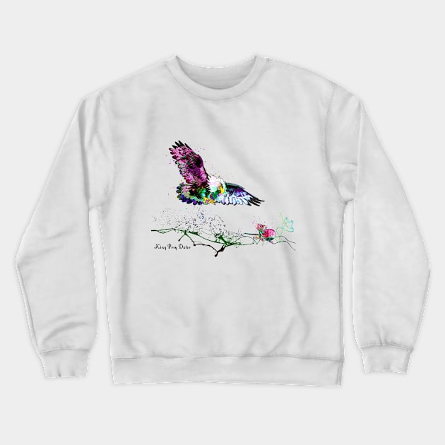 King Prey Dator Crewneck Sweatshirt by Miki De Goodaboom